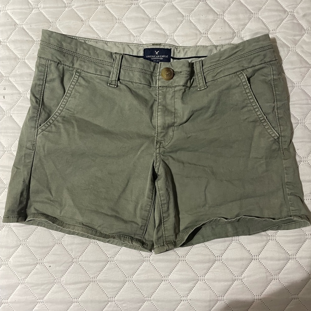 American Eagle shorts. Very comfy material.